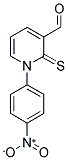 1-(4-NITROPHENYL)-2-THIOXO-1,2-DIHYDRO-3-PYRIDINECARBALDEHYDE Struktur