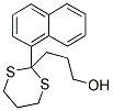 3-(2-NAPHTHALEN-1-YL-[1,3]DITHIAN-2-YL)-PROPAN-1-OL Struktur