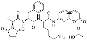 SUC-ALA-PHE-LYS-AMC ACOH Struktur