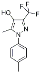 5-METHYL-1-(4-METHYLPHENYL)-3-(TRIFLUOROMETHYL)-1H-PYRAZOL-4-OL Struktur