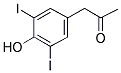 (3,5-DIIODO-4-HYDROXYPHENYL)ACETONE Struktur