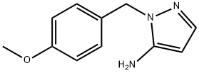 2-(4-METHOXY-BENZYL)-2H-PYRAZOL-3-YLAMINE Struktur