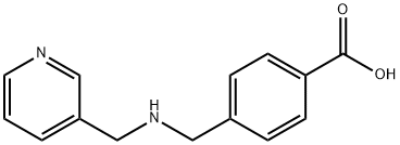 4-([(PYRIDIN-3-YLMETHYL)-AMINO]-METHYL)-BENZOIC ACID Struktur