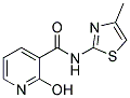 2-HYDROXY-N-(4-METHYL-1,3-THIAZOL-2-YL)NICOTINAMIDE Struktur