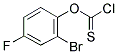 2-BROMO-4-FLUOROPHENYL CHLOROTHIOFORMATE Structure