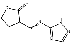 3-(1H-1,2,4-TRIAZOL-3-YLETHANIMIDOYL)DIHYDRO-2(3H)-FURANONE Struktur