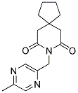 8-[(5-METHYLPYRAZIN-2-YL)METHYL]-8-AZASPIRO[4.5]DECANE-7,9-DIONE Struktur