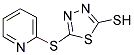 5-(PYRIDIN-2-YLSULFANYL)-1,3,4-THIADIAZOLE-2-THIOL Struktur