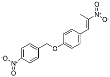 1-(4-(P-NITROBENZYLOXY)PHENYL)-2-NITROPROPENE Struktur