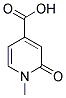 1-METHYL-2-OXO-1,2-DIHYDROPYRIDINE-4-CARBOXYLIC ACID Struktur