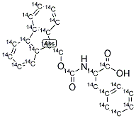 N-FMOC-L-PHENYLALANINE, [14C(U)] Struktur