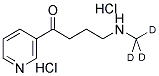 4-(METHYL-D3-AMINO)-1-(3-PYRIDYL)-1-BUTANONE DIHYDROCHLORIDE Struktur