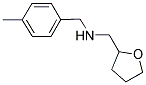 (4-METHYL-BENZYL)-(TETRAHYDRO-FURAN-2-YLMETHYL)-AMINE Struktur