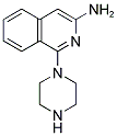 1-PIPERAZIN-1-YL-ISOQUINOLIN-3-YLAMINE Struktur