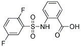 2-(2,5-DIFLUORO-BENZENESULFONYLAMINO)-BENZOIC ACID Struktur