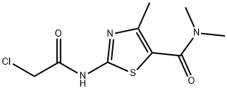 2-(2-CHLORO-ACETYLAMINO)-4-METHYL-THIAZOLE-5-CARBOXYLIC ACID DIMETHYLAMIDE price.