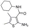 2-AMINO-N-CYCLOHEXYL-4,5-DIMETHYLTHIOPHENE-3-CARBOXAMIDE Struktur