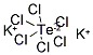 POTASSIUM HEXACHLOROTELLURATE Struktur