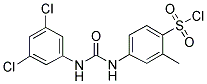 4-[3-(3,5-DICHLORO-PHENYL)-UREIDO]-2-METHYL-BENZENESULFONYL CHLORIDE Struktur