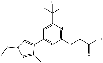 [4-(1-ETHYL-3-METHYL-1 H-PYRAZOL-4-YL)-6-TRIFLUOROMETHYL-PYRIMIDIN-2-YLSULFANYL]-ACETIC ACID price.