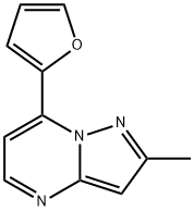 7-(2-FURYL)-2-METHYLPYRAZOLO[1,5-A]PYRIMIDINE Struktur