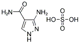 3-AMINO-4-CARBOXAMIDOPYRAZOLIUM HYDROGEN SULFATE Structure