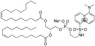 DANSYL OLEOYL PHOSPHATIDYLETHANOLAMINE SODIUM SALT Struktur