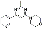 4-(2-METHYL-6-PYRIDIN-3-YLPYRIMIDIN-4-YL)MORPHOLINE Struktur