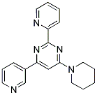 4-PIPERIDIN-1-YL-2-PYRIDIN-2-YL-6-PYRIDIN-3-YLPYRIMIDINE Struktur