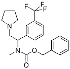 1-PYRROLIDIN-2-(3'-TRIFLUOROMETHYLPHENYL)-2-(N-CBZ-N-METHYL)AMINO-ETHANE Struktur