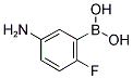 5-AMINO-2-FLUOROPHENYLBORONIC ACID Struktur