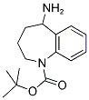 5-AMINO-2,3,4,5-TETRAHYDRO-BENZO[B]AZEPINE-1-CARBOXYLIC ACID TERT-BUTYL ESTER Struktur