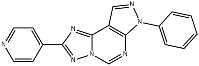 7-PHENYL-2-PYRIDIN-4-YL-7H-PYRAZOLO[4,3-E][1,2,4]TRIAZOLO[1,5-C]PYRIMIDINE Struktur