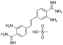 AMINOSTILBAMIDINE, METHANESULFONATE Struktur