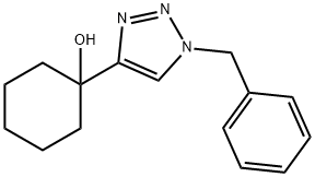 1-(1-BENZYL-1H-1,2,3-TRIAZOL-4-YL)CYCLOHEXANOL Struktur