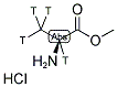 ALANINE, L-[2,3-3H] METHYL ESTER HYDROCHLORIDE Struktur