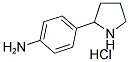 2-(4-AMINOPHENYL) PYRROLIDINE HYDROCHLORIDE Struktur