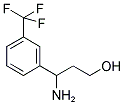 3-AMINO-3-(3-TRIFLUOROMETHYL-PHENYL)-PROPAN-1-OL Struktur