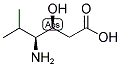 (3S,4S)-4-AMINO-3-HYDROXY-5-METHYLHEXANOIC ACID Struktur