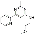 N-(2-METHOXYETHYL)-2-METHYL-6-PYRIDIN-2-YLPYRIMIDIN-4-AMINE Struktur