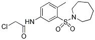 N-[3-(AZEPANE-1-SULFONYL)-4-METHYL-PHENYL]-2-CHLORO-ACETAMIDE Struktur