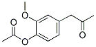 (3-METHOXY-4-ACETOXYPHENYL)ACETONE Struktur