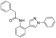 2-PHENYL-N-[2-(1-PHENYL-1H-PYRAZOL-4-YL)PHENYL]ACETAMIDE Struktur