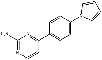 4-[4-(1H-PYRROL-1-YL)PHENYL]-2-PYRIMIDINAMINE Struktur