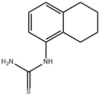 N-(5,6,7,8-TETRAHYDRO-1-NAPHTHALENYL)THIOUREA Struktur