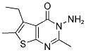 3-AMINO-5-ETHYL-2,6-DIMETHYL-3 H-THIENO[2,3-D ]PYRIMIDIN-4-ONE Struktur