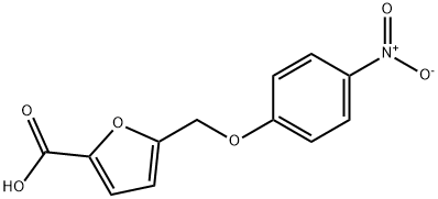 5-(4-NITRO-PHENOXYMETHYL)-FURAN-2-CARBOXYLIC ACID Struktur