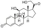 1,4,6-PREGNATRIEN-11-BETA, 21-DIOL-3,20-DIONE Struktur