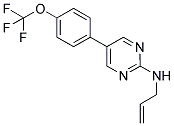 N-ALLYL-5-[4-(TRIFLUOROMETHOXY)PHENYL]PYRIMIDIN-2-AMINE Struktur