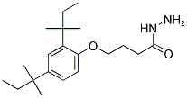 4-[2,4-BIS-(1,1-DIMETHYL-PROPYL)-PHENOXY]-BUTYRIC ACID HYDRAZIDE Struktur